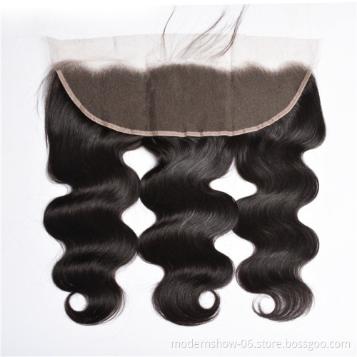 Top Quality Virgin Cuticle Aligned Hair Body Wave Frontal,13x4,13x6 Swiss Lace Human Hair 100% Unprocessed Human Hair